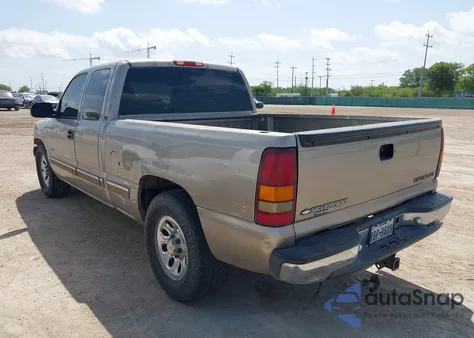 2002 Chevrolet Silverado 1500 Ls из США, поврежденный, VIN 2GCEC19V921141075